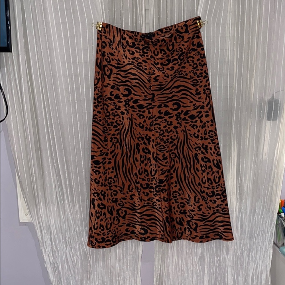 A silk skirt